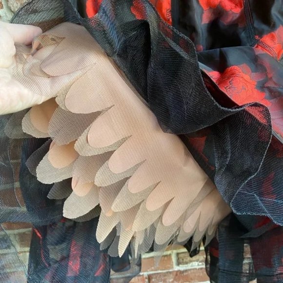 Castilian Rose Dress - Byron Lars (10) ❧ - Picture 8 of 9